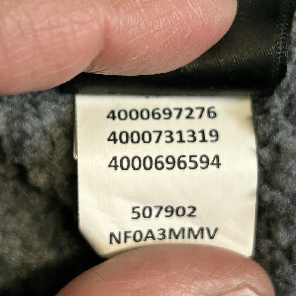 The North Face Gordon Lyons Sweater Mens Large Fleece 1/4 Zip Pullover Grey Sz L